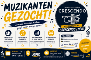 2026 - Muzikanten gezocht